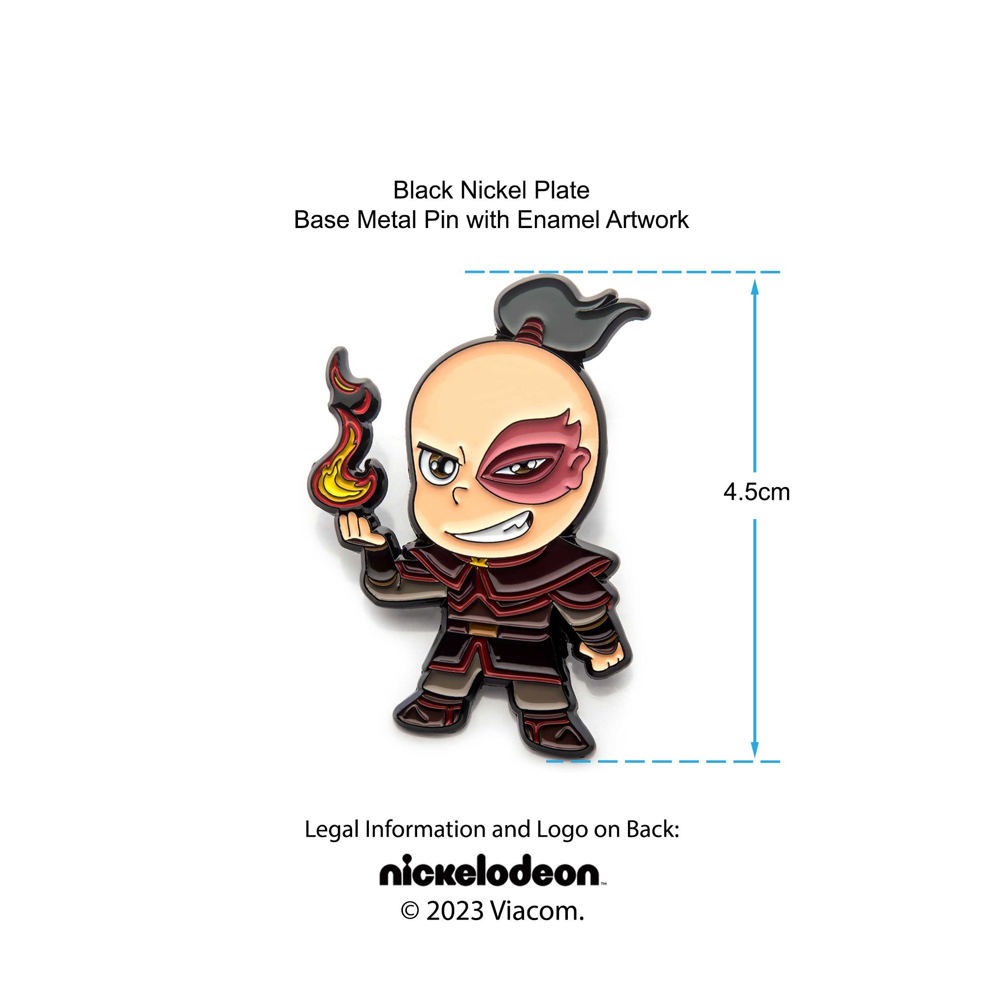 Avatar: The Last Airbender Zuko Chibi Lapel Pin - Jewelry Brands Shop