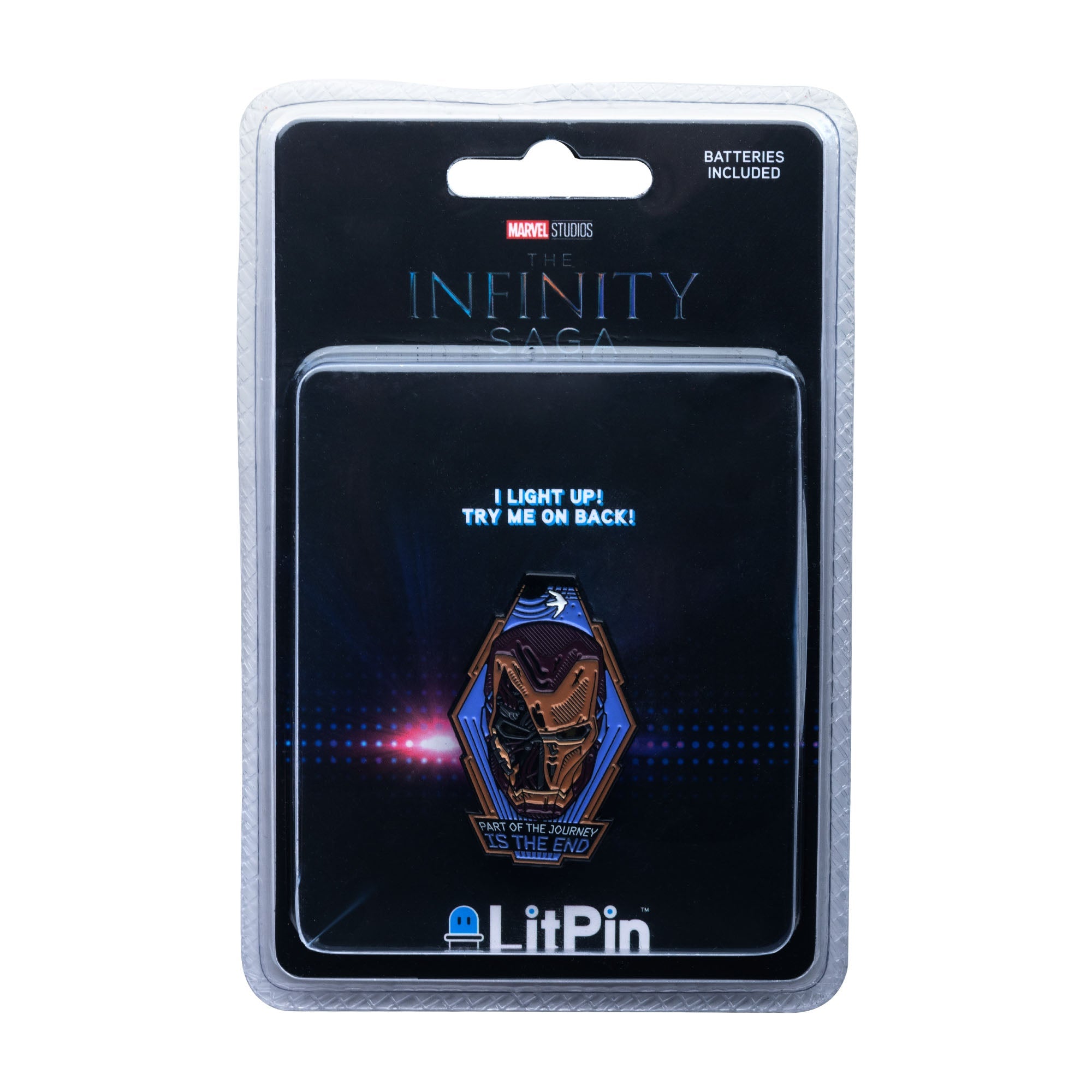 Avengers Endgame Iron Man Helmet Litpin - Jewelry Brands Shop