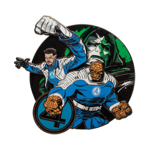 Avengers Doomsday Fantastic Four Giant Layered Pin