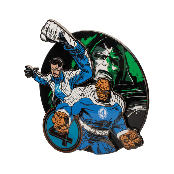 Avengers Doomsday Fantastic Four Giant Layered Pin