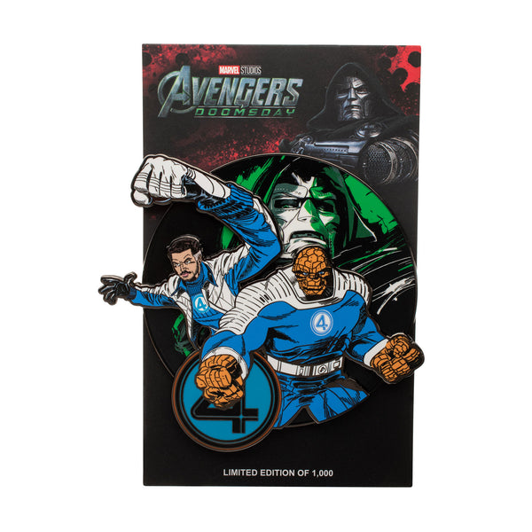 Avengers Doomsday Fantastic Four Giant Layered Pin