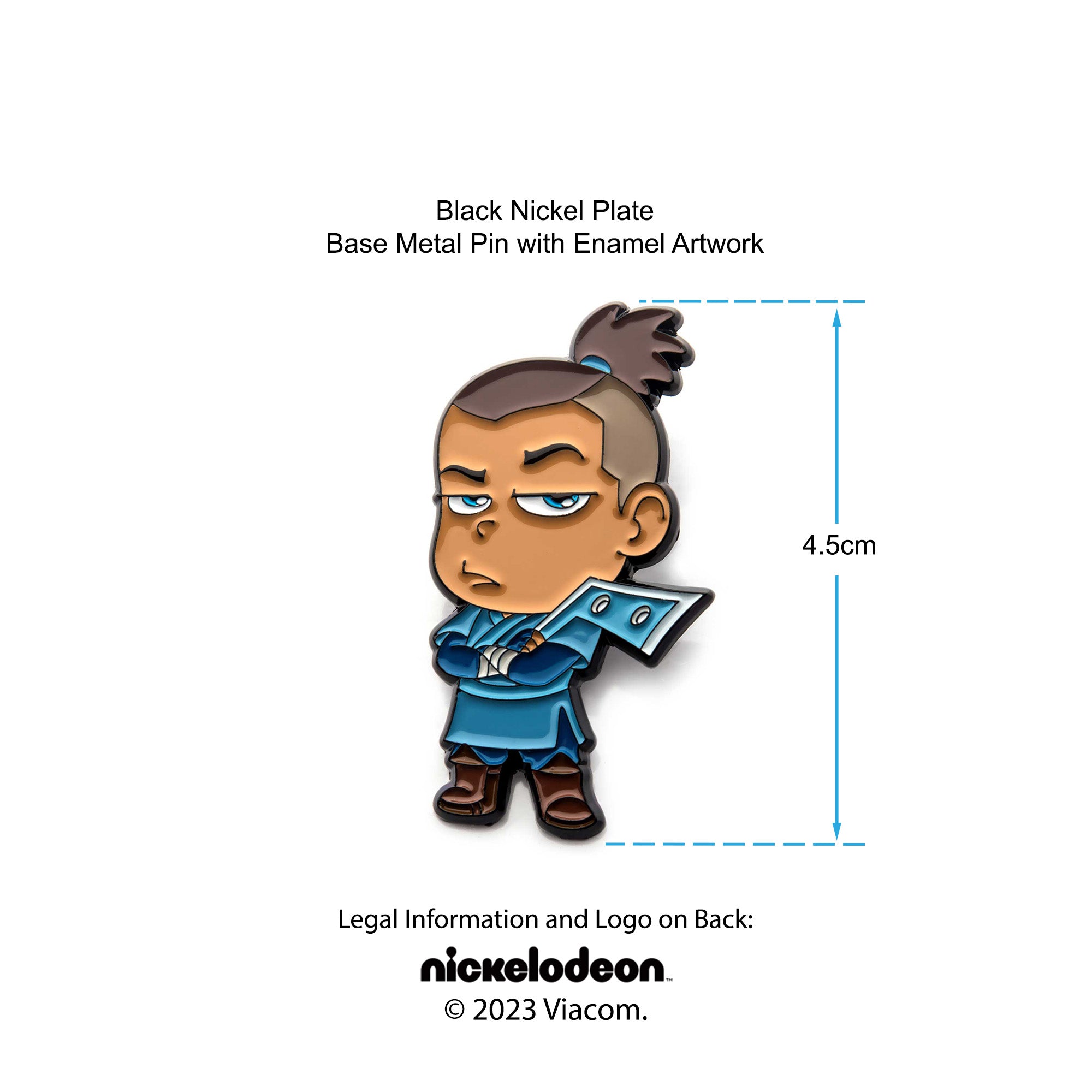 Nickelodeon Avatar: The Last Airbender Sokka Chibi Lapel Pin