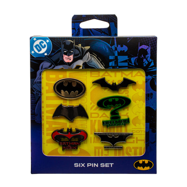 Batman Movie Logo Enamel Pin Set