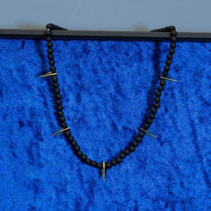 Black Panther Cast Claw and Acrylic Bead Necklace - Jewelry Brands Shop