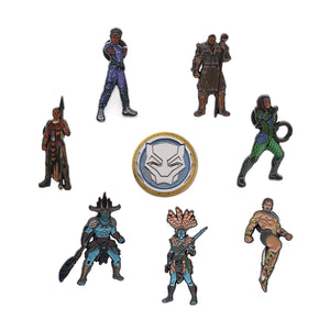 Black Panther: Wakanda Forever 8 Pin Set. - Jewelry Brands Shop