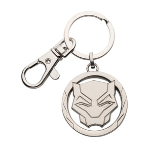 Black Panther: Wakanda Forever Panther Symbol Keychain - Jewelry Brands Shop