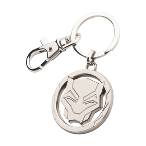 Black Panther: Wakanda Forever Panther Symbol Keychain - Jewelry Brands Shop