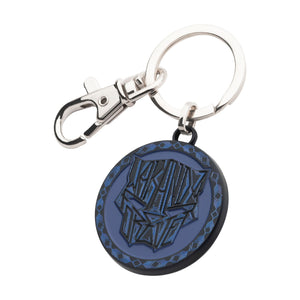 Black Panther: Wakanda Forever Panther Text Keychain - Jewelry Brands Shop