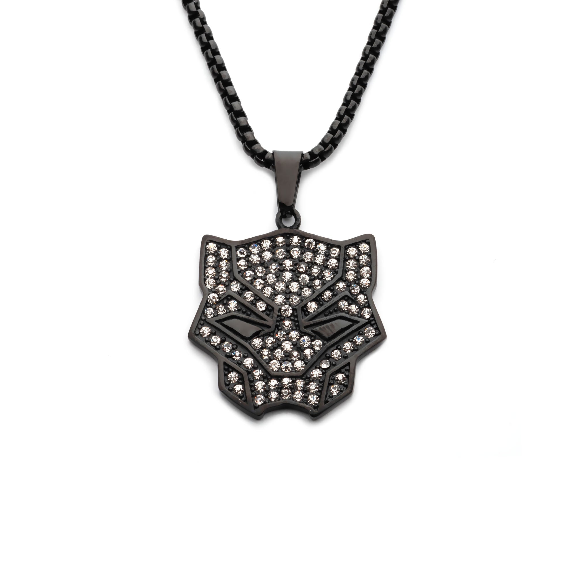 Black Panther White Gem Necklace - Jewelry Brands Shop