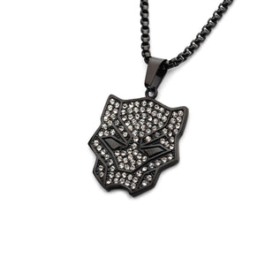 Black Panther White Gem Necklace - Jewelry Brands Shop