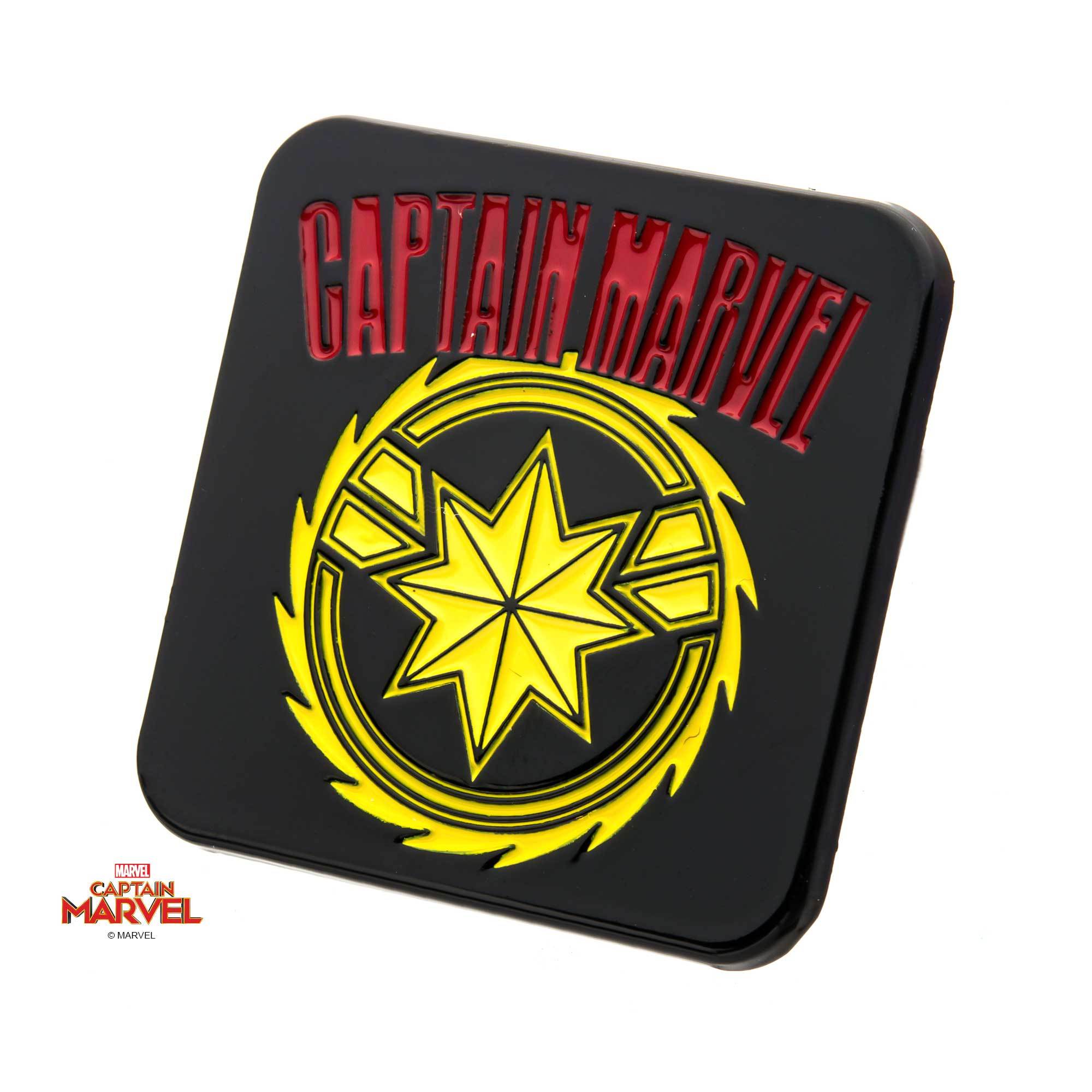 Captain Marvel Red/Yellow Enamel Pin - Jewelry Brands Shop