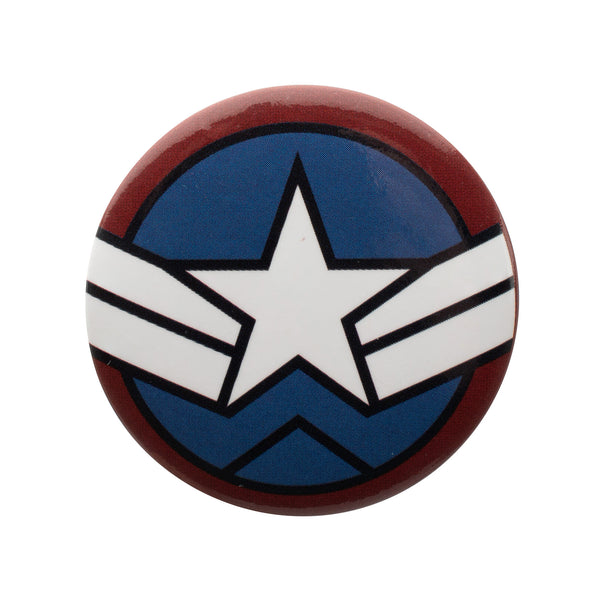 Marvel Captain America: Brave New World Sam Wilson Shield Logo Button Pin