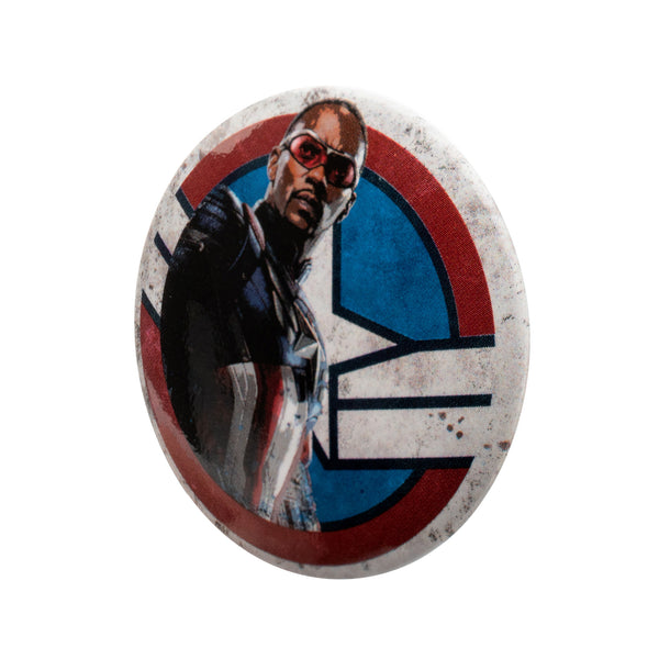 Marvel Captain America Brave New World Shield Button Pin