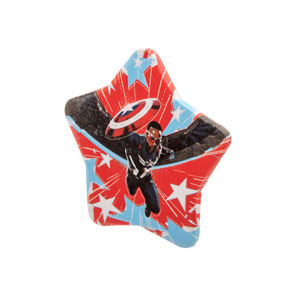 Marvel Captain America Red Star Button Pin