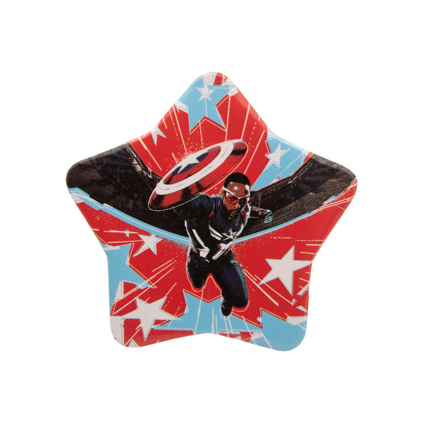 Marvel Captain America Red Star Button Pin