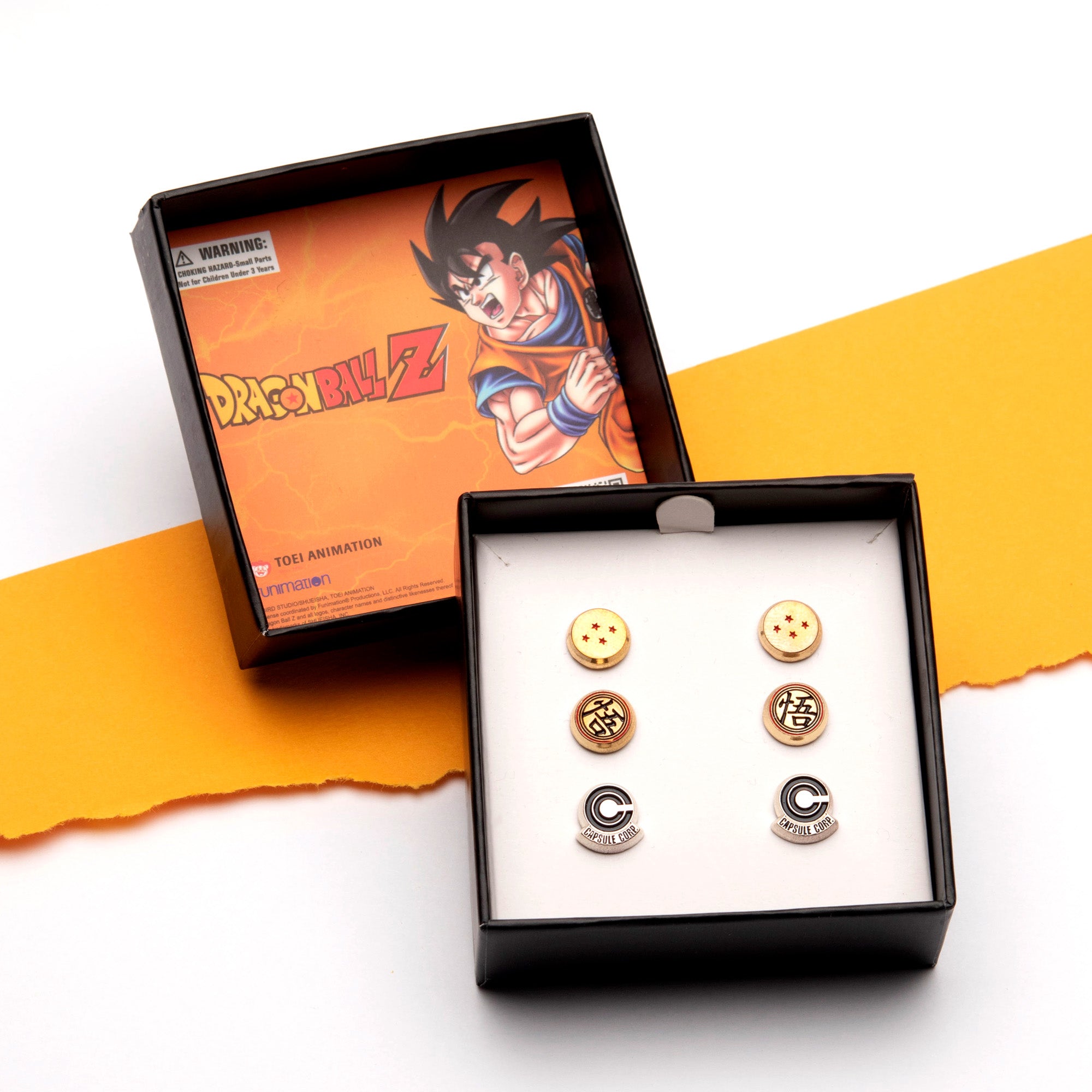 Dragon Ball Z 3 Pairs Earrings Set