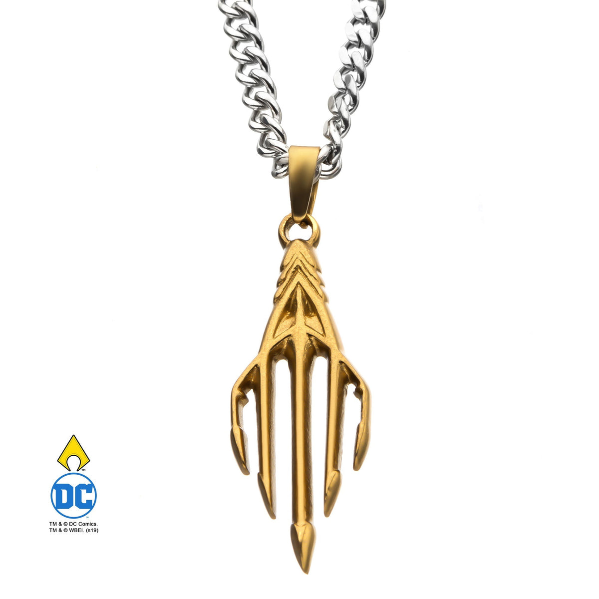 DC Comics Aquaman Trident Pendant Necklace