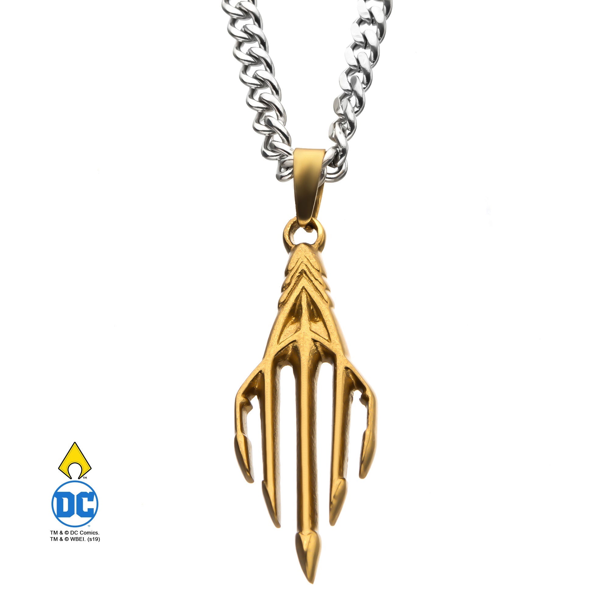 DC Comics Aquaman Trident Pendant Necklace - Jewelry Brands Shop