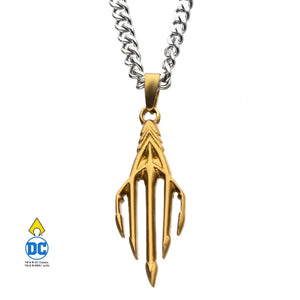 DC Comics Aquaman Trident Pendant Necklace - Jewelry Brands Shop