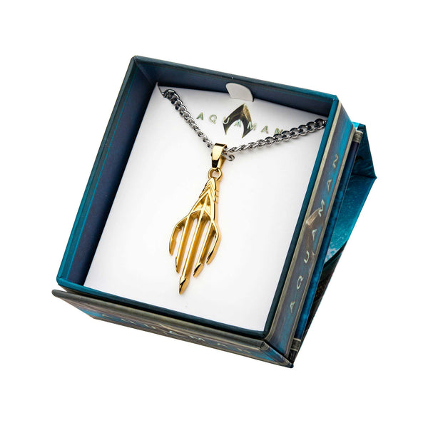 DC Comics Aquaman Trident Pendant Necklace