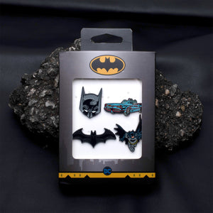 DC Comics Batman Enamel Lapel Pin Set (4pcs) - Jewelry Brands Shop