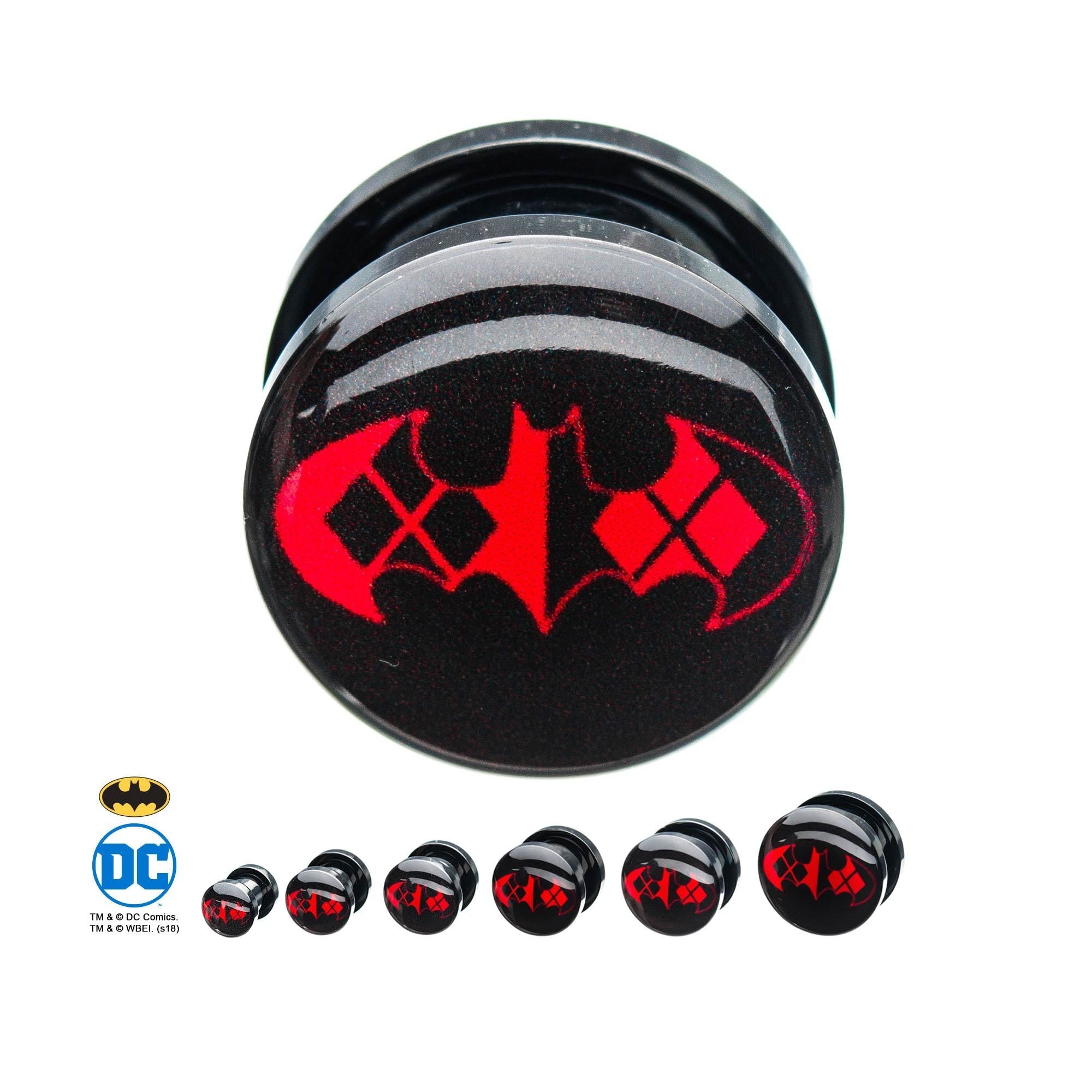 DC Comics Batman Harley Quinn Screw Fit Plug - Jewelry Brands Shop