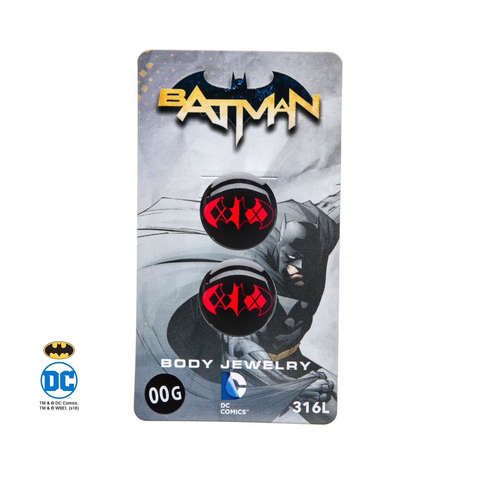 DC Comics Batman Harley Quinn Screw Fit Plug - Jewelry Brands Shop