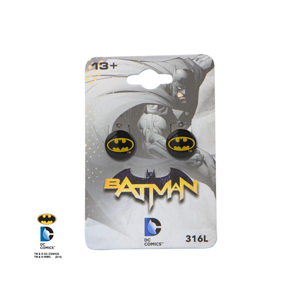 DC Comics Batman Logo Stud Earrings [COMING SOON] - Jewelry Brands Shop