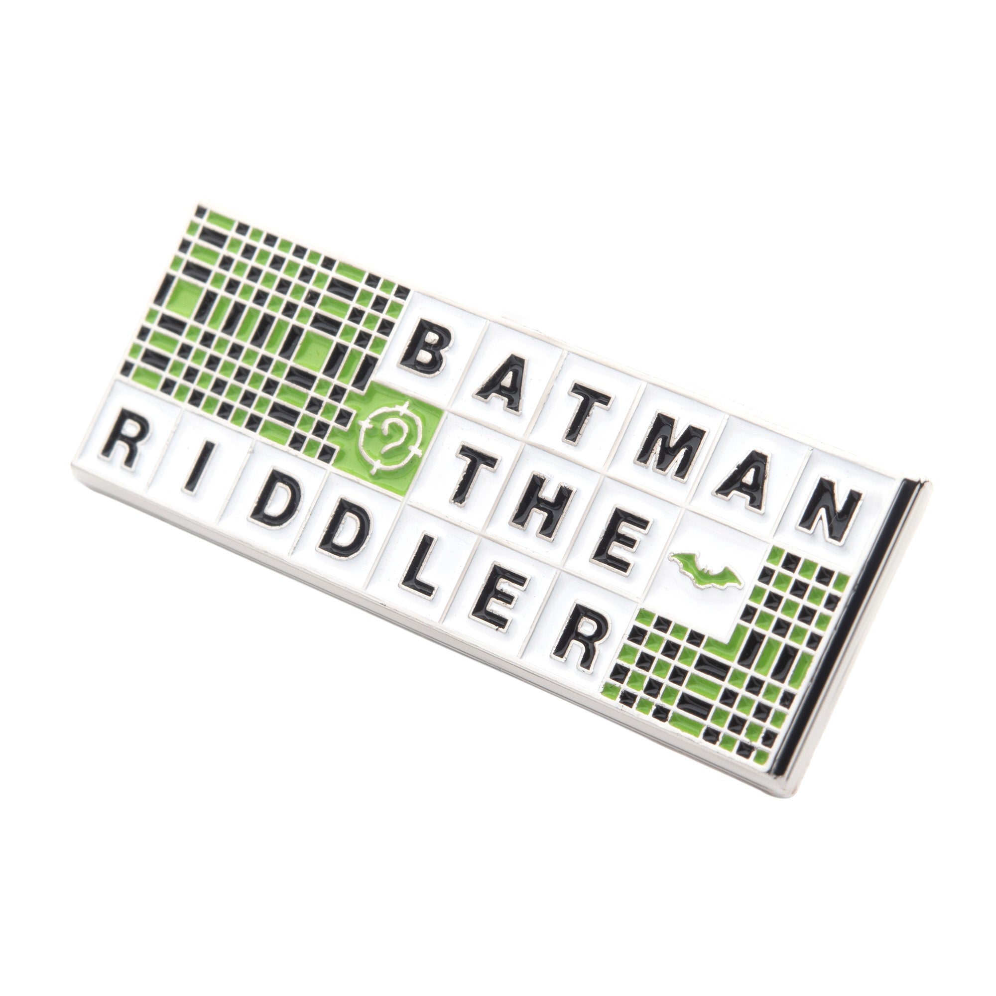 DC Comics Batman To The Riddler Xword Lapel Pin - Jewelry Brands Shop