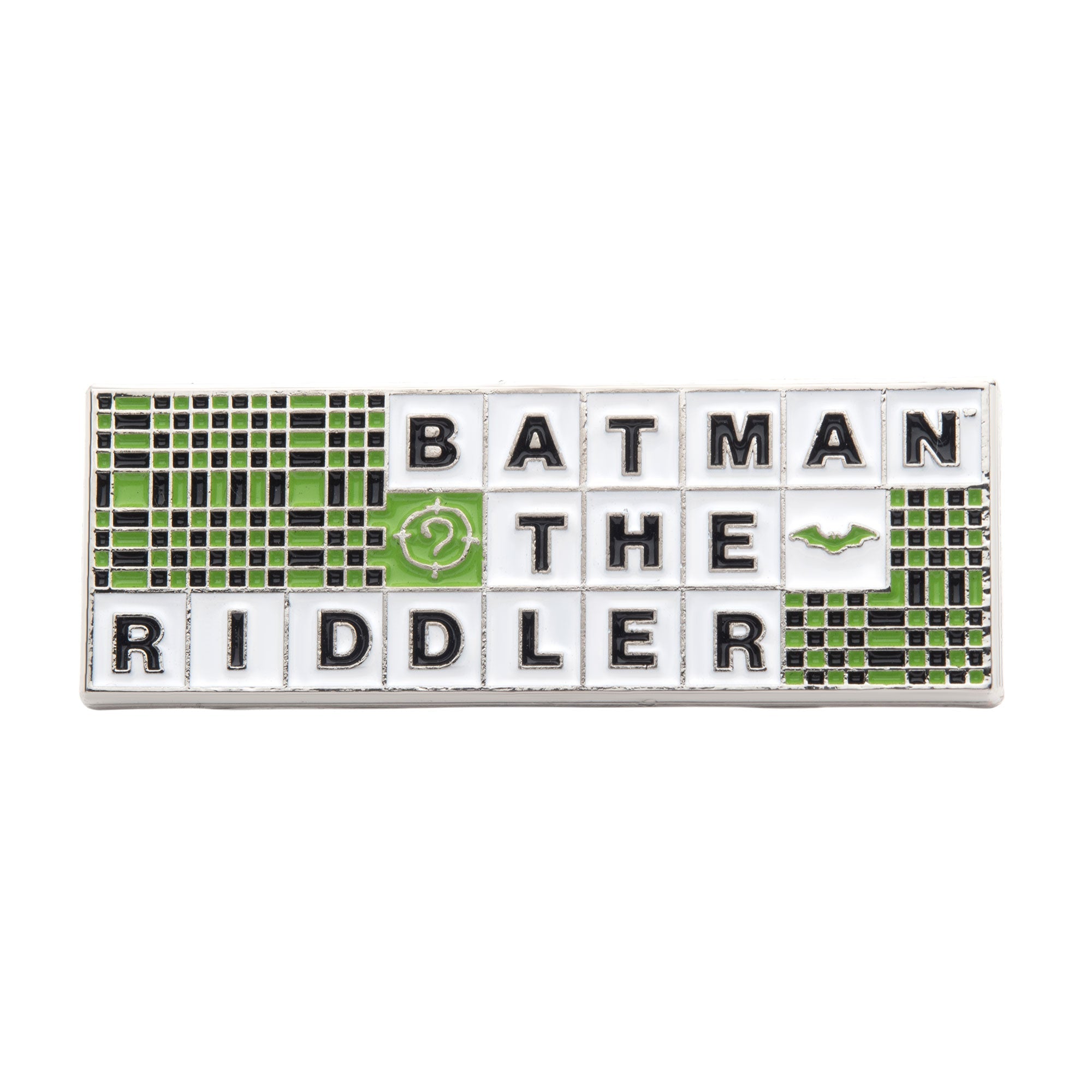 DC Comics Batman To The Riddler Xword Lapel Pin - Jewelry Brands Shop