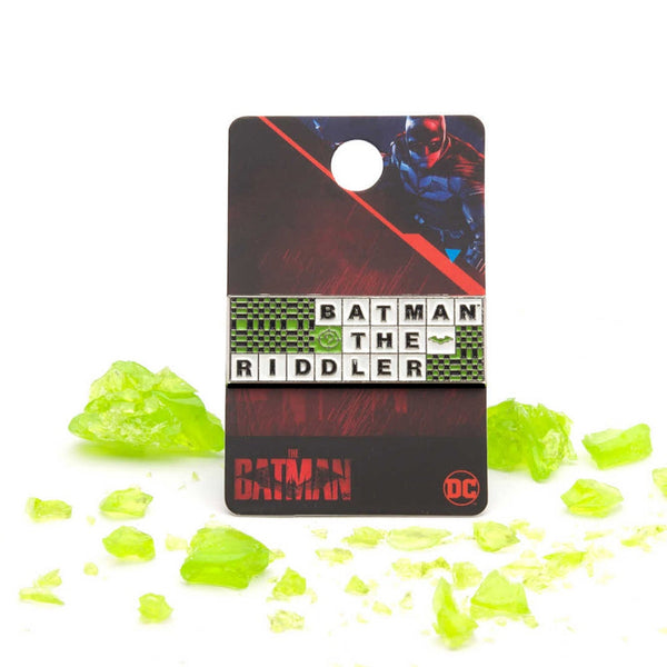 DC Comics Batman To The Riddler Xword Lapel Pin
