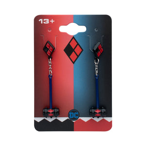 DC Comics Birds of Prey Harley Quinn 3D Mallet Dangle Earrings [COMING SOON] - Jewelry Brands Shop