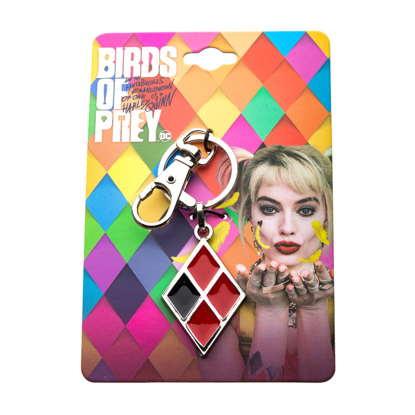 DC Comics Birds of Prey Harley Quinn Symbol Keychain