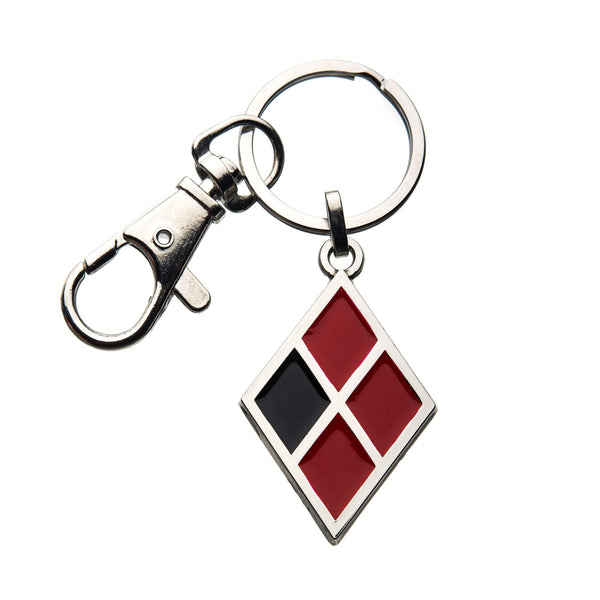 DC Comics Birds of Prey Harley Quinn Symbol Keychain