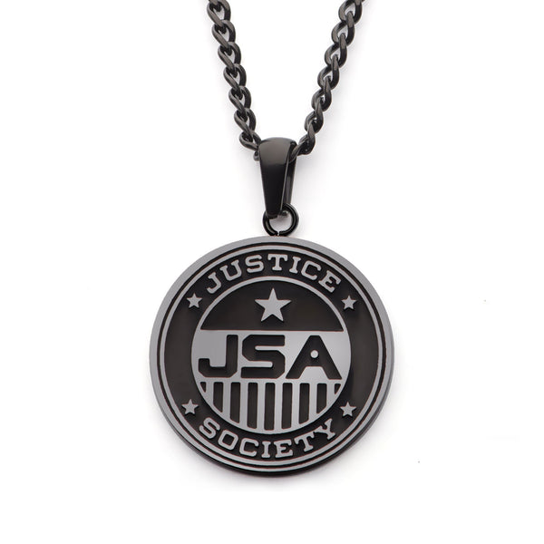 DC Comics Black Adam Black JSA Necklace