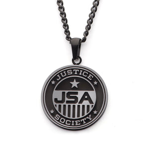 DC Comics Black Adam Black JSA Necklace - Jewelry Brands Shop