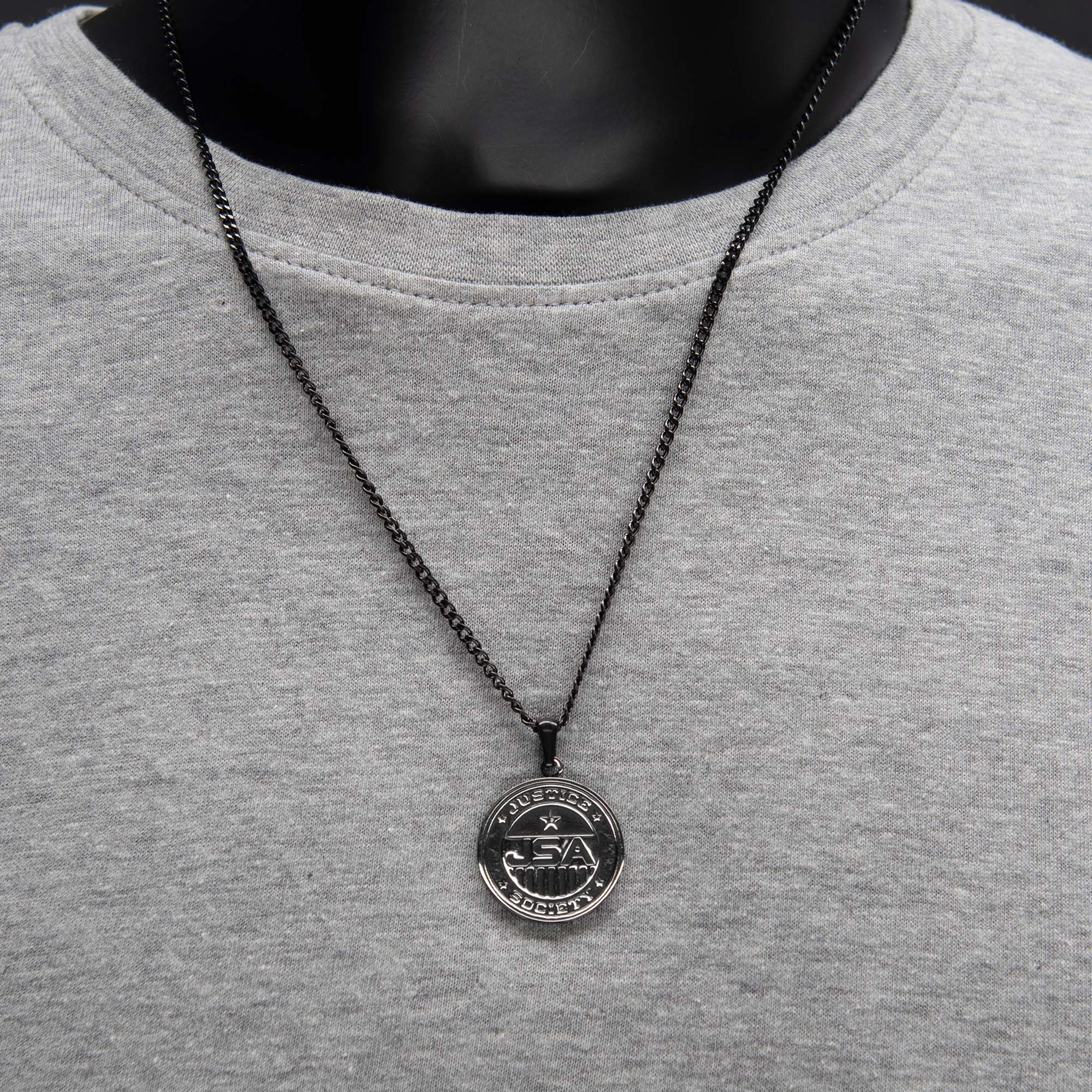 DC Comics Black Adam Black JSA Necklace - Jewelry Brands Shop