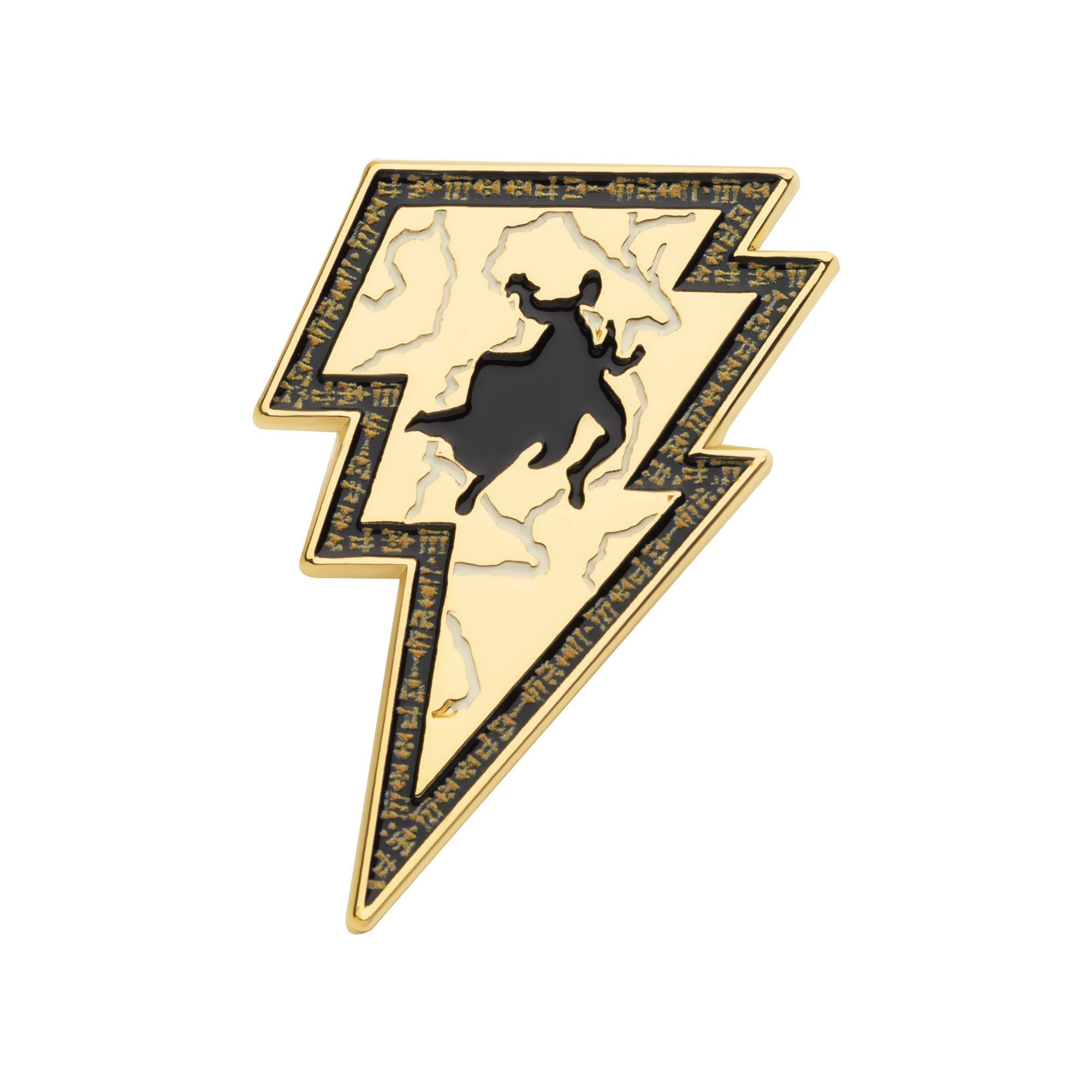 DC Comics Black Adam Lightning Bolt Pin - Jewelry Brands Shop