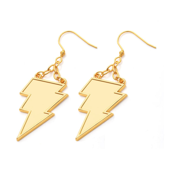 DC Comics Black Adam Lightning Dangle Earrings