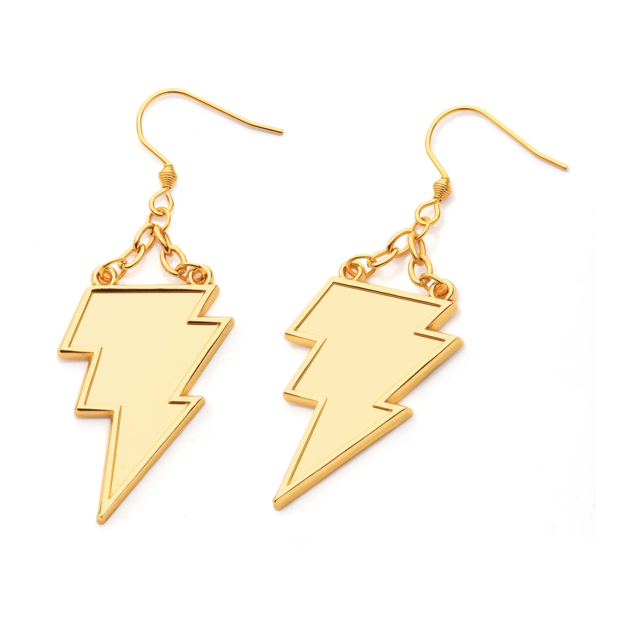 DC Comics Black Adam Lightning Dangle Earrings - Jewelry Brands Shop