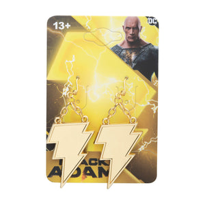 DC Comics Black Adam Lightning Dangle Earrings - Jewelry Brands Shop