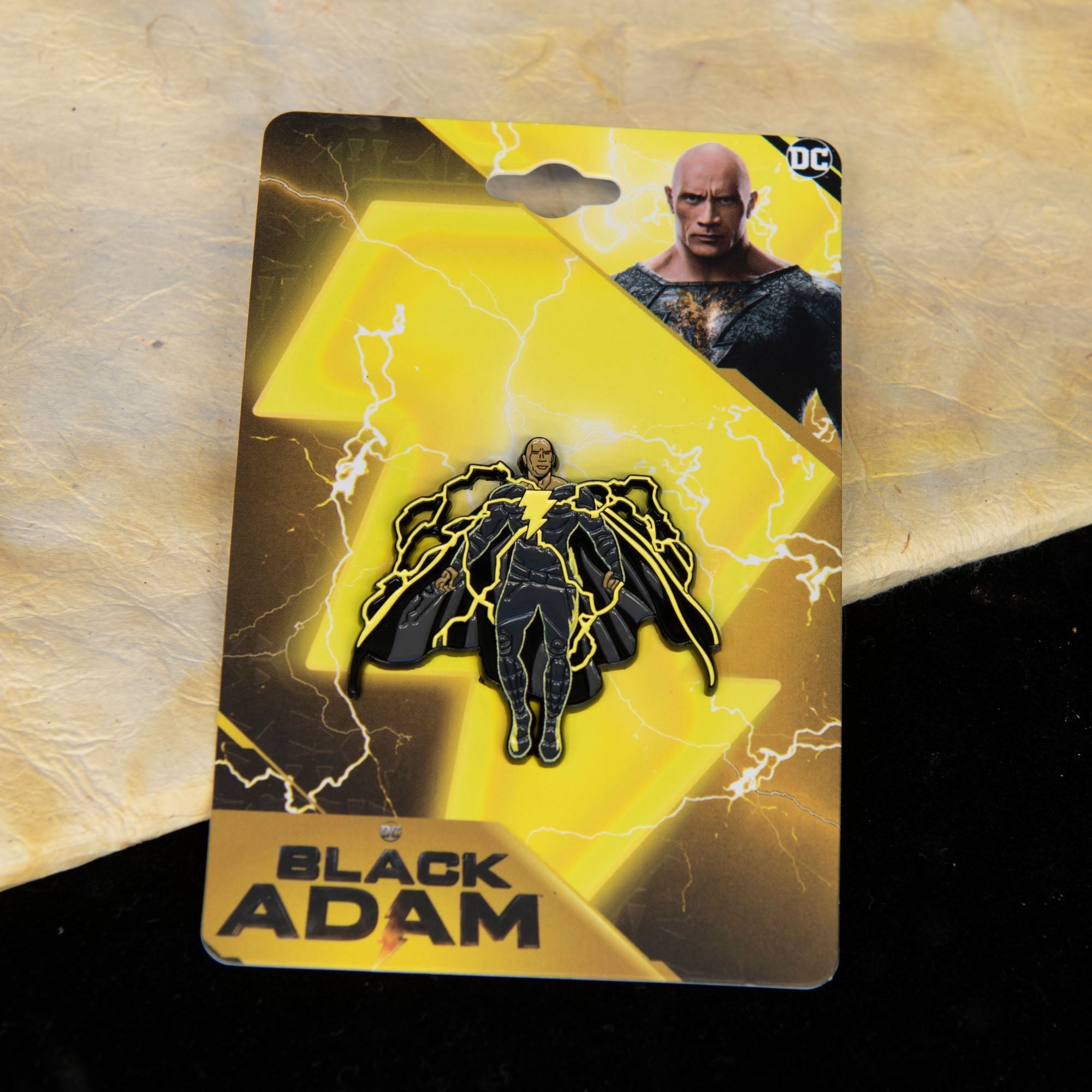 DC Comics Black Adam Lightning Pin - Jewelry Brands Shop