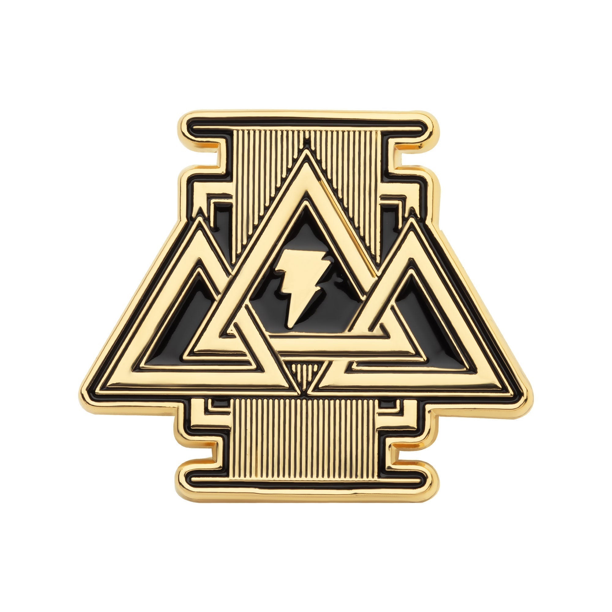 DC Comics Black Adam Triple Triangle Pin - Jewelry Brands Shop