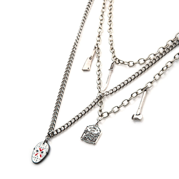 Friday  the 13th Jason Tier Necklace