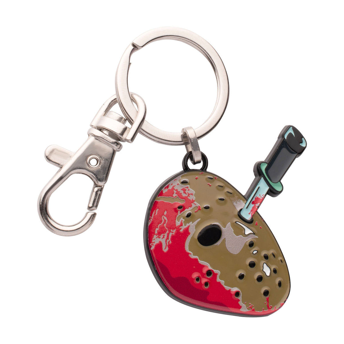 Friday  the 13th Knife in Mask Keychain