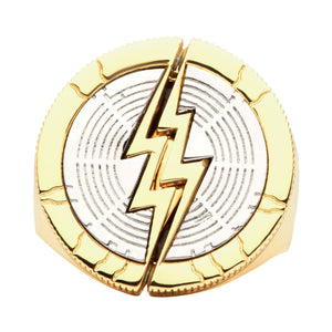 DC Comics Gold IP The Flash Slides Open Ring - Jewelry Brands Shop