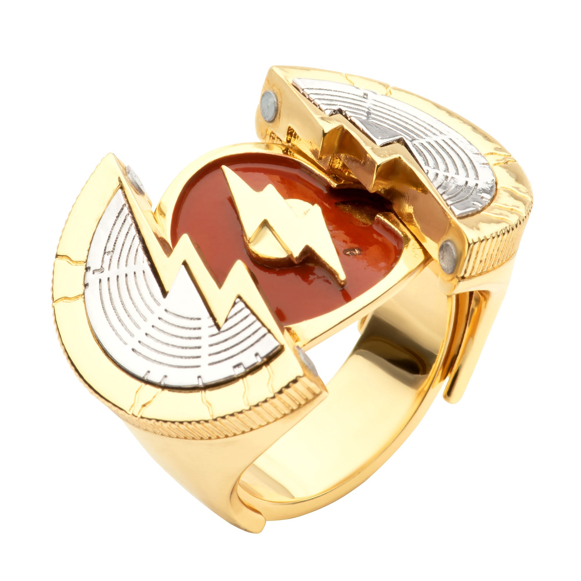 DC Comics Gold IP The Flash Slides Open Ring - Jewelry Brands Shop