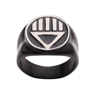 DC Comics Green Lantern "Death" Symbol Stainless Steel Ring - Jewelry Brands Shop