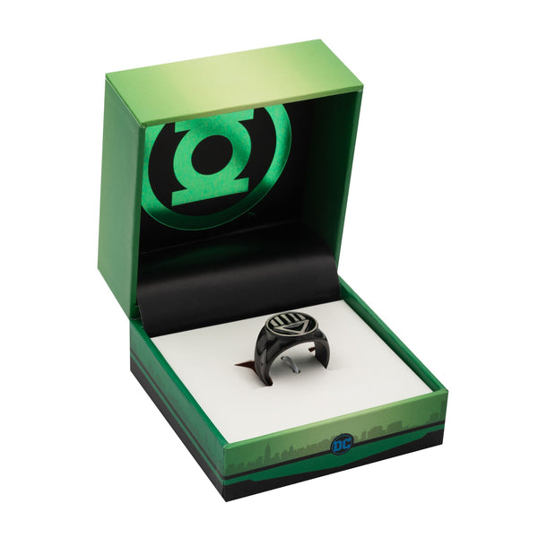 DC Comics Green Lantern "Death" Symbol Stainless Steel Ring