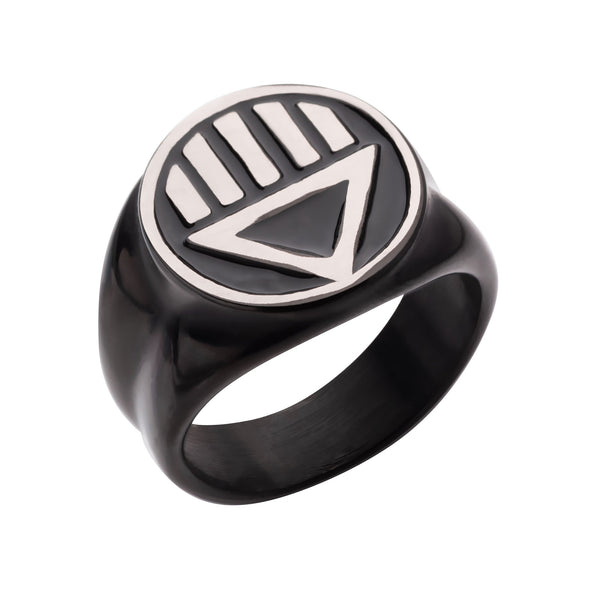 DC Comics Green Lantern "Death" Symbol Stainless Steel Ring
